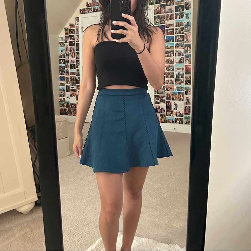 Teal Skirt